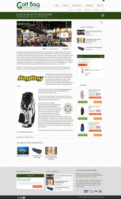 GolfBagWarehouse.com Blog Single Article Shopping Cart
