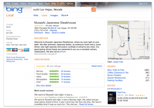 Bing Local Listing Screenshot