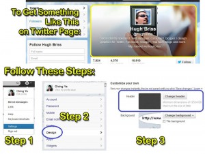 visual guide to getting the banner on your twitter account - via www.wchingya.com