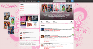 Example of Twitter profile using our template