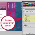 twitter background template screen sizes layer group