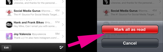 twitter mark all as read mobile