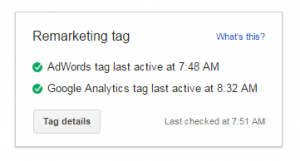 AdWords Tag - Analytics Tag