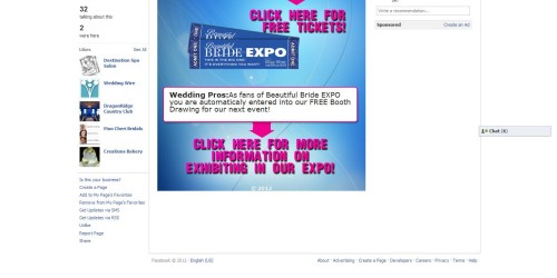 Beautiful Bride Expo Facebook Fangate