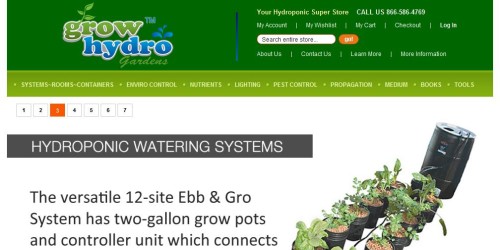 Grow Hydro Gardens - Hydroponic Gardening Supplies