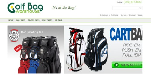 Golf Bag WareHouse E-Commerce