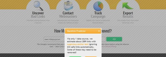 Remove'em Bad Backlinks Removal Tool - Potential Client