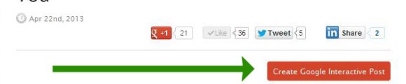 Google Interactive Posts