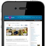 inlineVision Website Full Desktop Version on a Smartphone