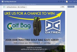 Golf Bag Warehouse: Facebook Contest / Fangate (Mobile Ready)