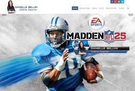 Danielle Bellini, Sideline Reporter for EA Sports’ Madden NFL 25