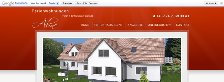 Ferienwohnungen (Vacation Rentals) Aline: Stralsund, Germany