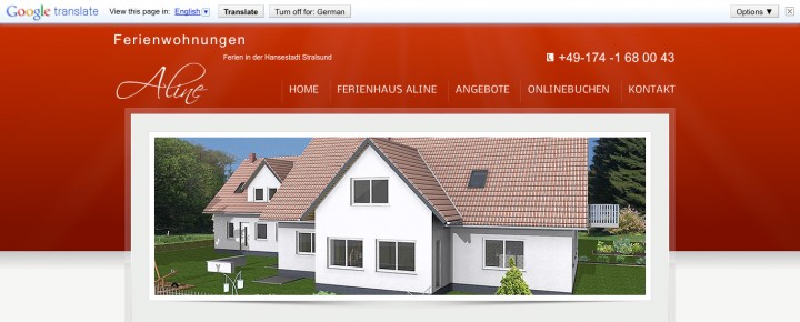 Ferienwohnungen (Vacation Rentals) Aline: Stralsund, Germany