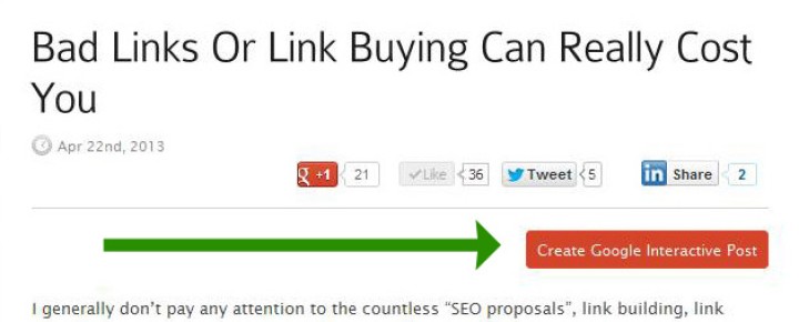 Google+ Interactive Posts: A Marketing Gem’s Front-End Implementation (for WordPress)
