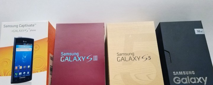From The Samsung Captivate to the Galaxy S7 edge: My Smartphone Journey