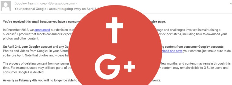 So Long, Google Plus: Good Bye to the Social Network That Never Was