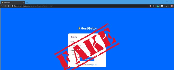 Hostgator Account Phishing Emails