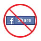 No more share button