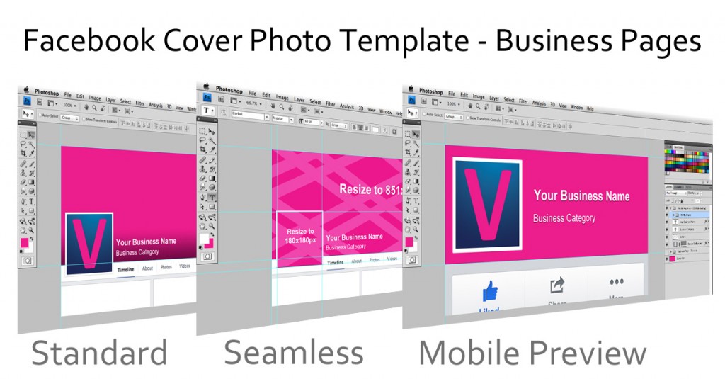Facebook Page Cover Photo Template for Business Pages